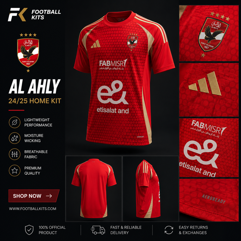 Al Ahly 2024 Home Jersey – Men's