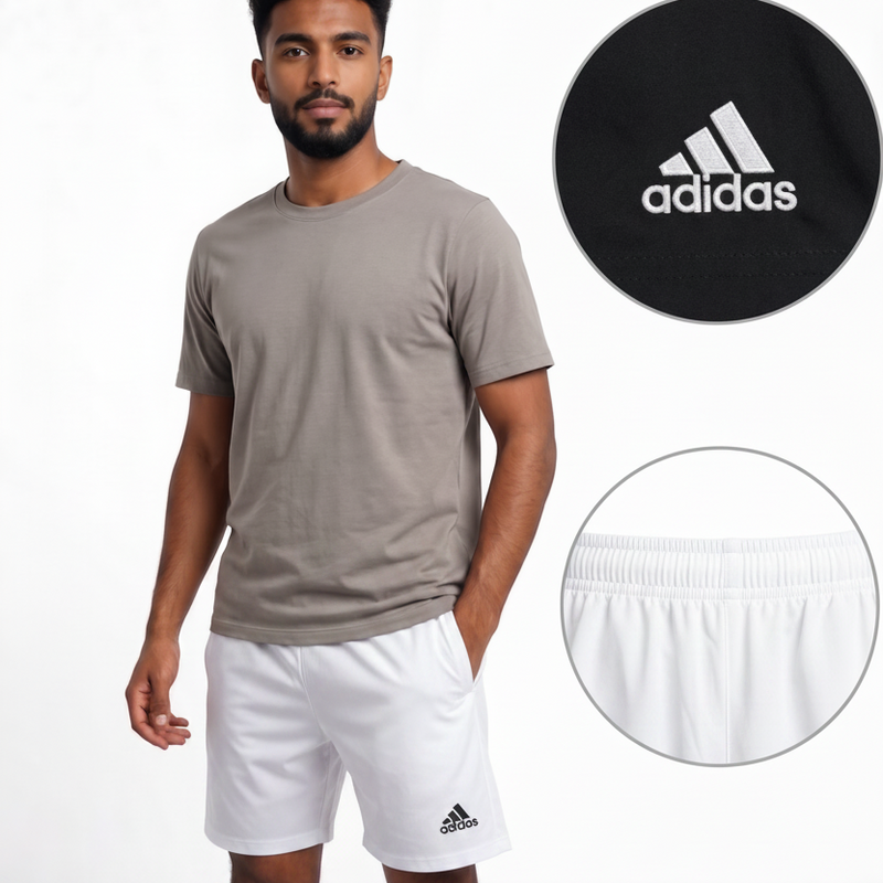 adidas Training Shorts – Black & White