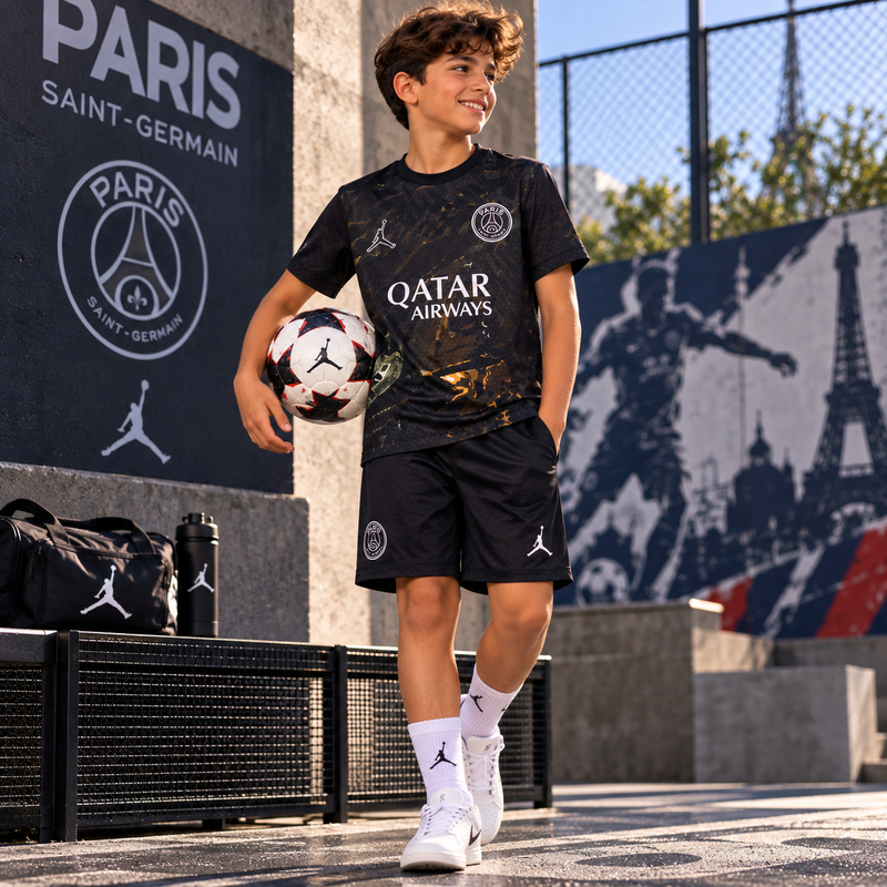 PSG Home Kids Football Kit – Shirt & Shorts