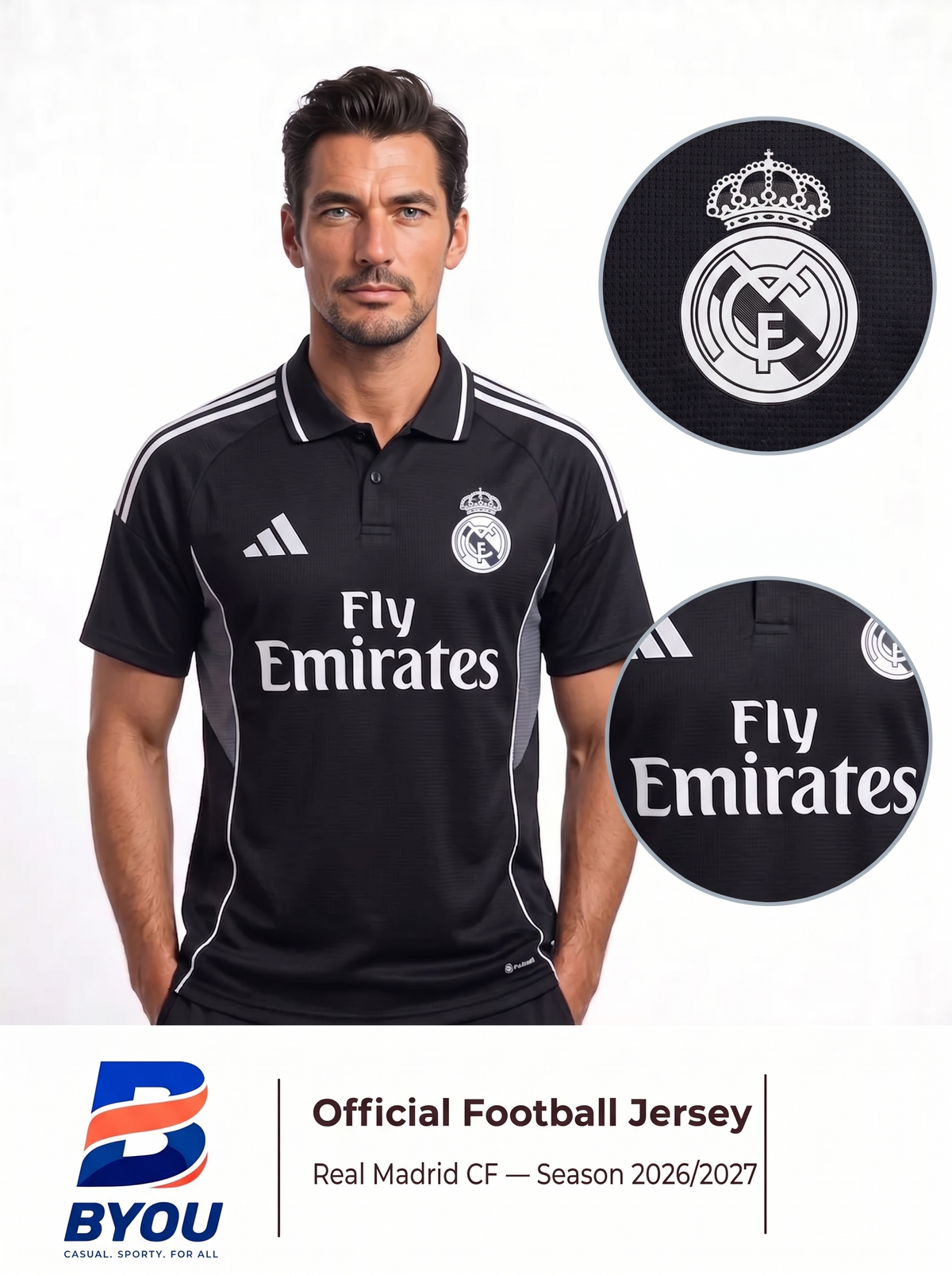 Real Madrid Home Jersey – Style 1