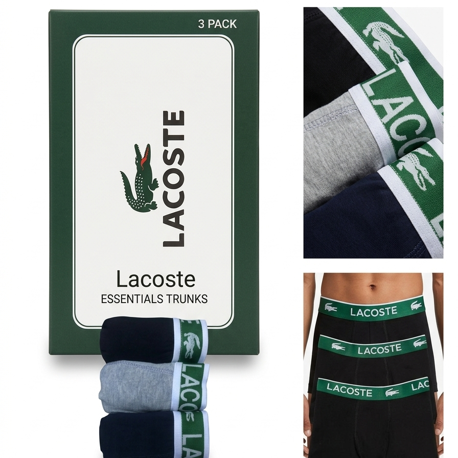 Lacoste Men's Underwear – 3 Pack