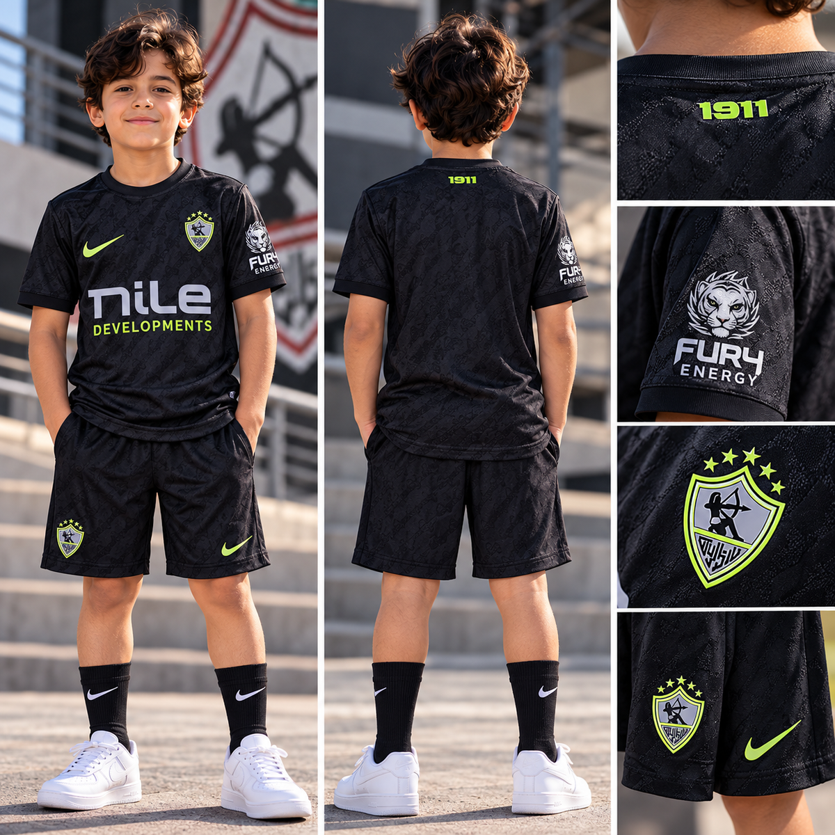 Al Zamalek 2027 Kids Kit – Shirt & Shorts