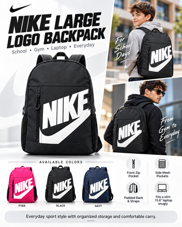 Everyday Sports Backpack – Black | School, Gym & Laptop