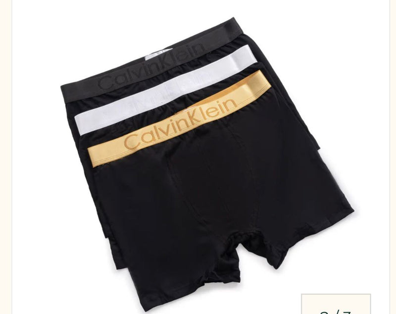 CK Gold Men's Underwear – 3 Pack