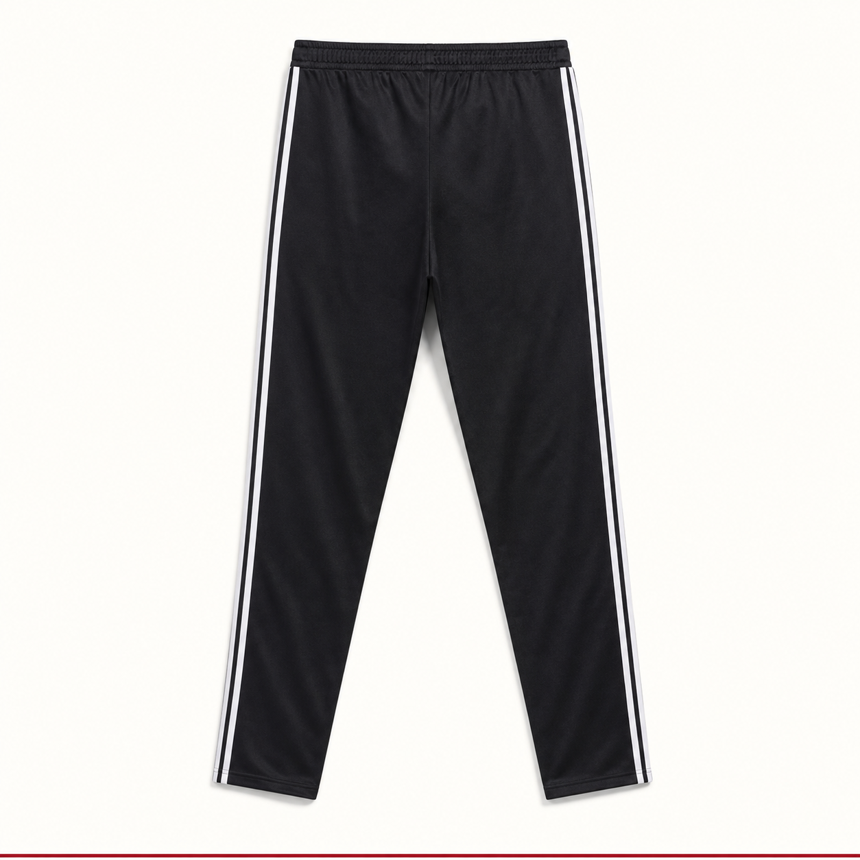 adidas alternate style black training sweatpants back view