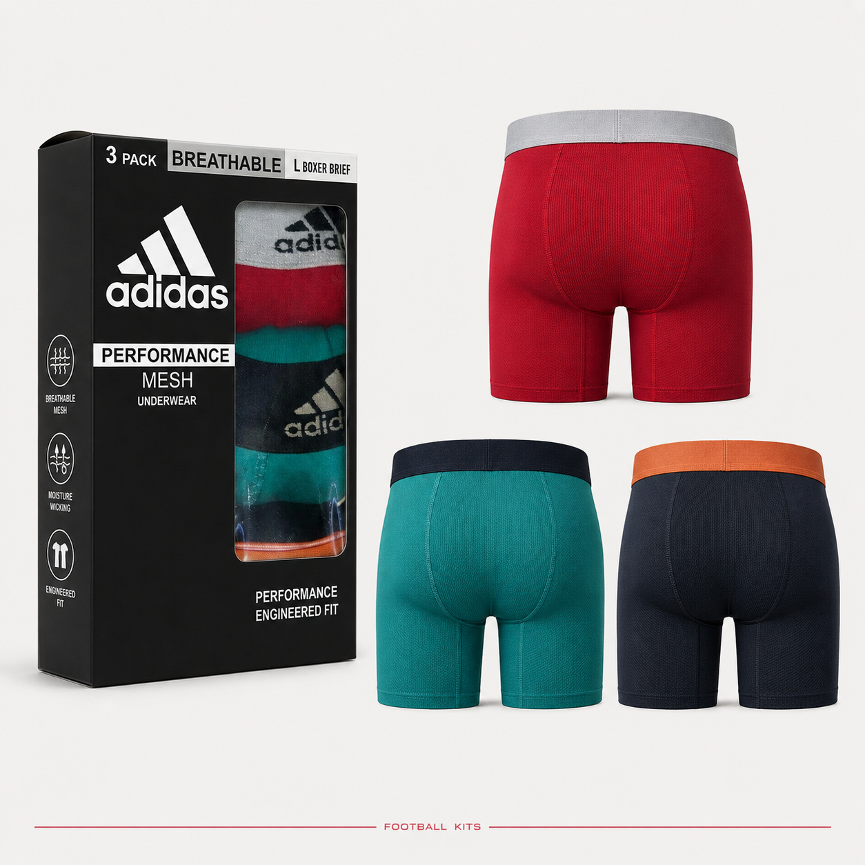 adidas men's underwear 3 pack rear view