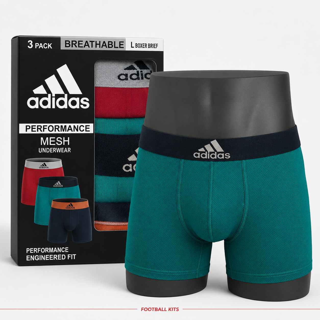 adidas men's boxer briefs mannequin display