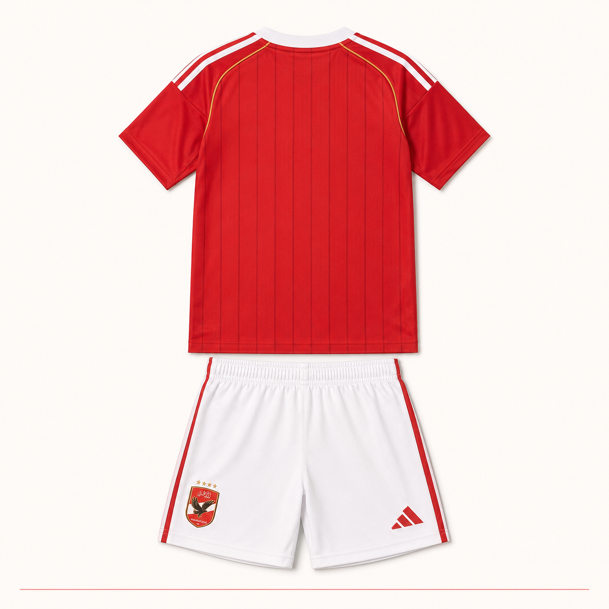 Al Ahly kids football kit plain back view