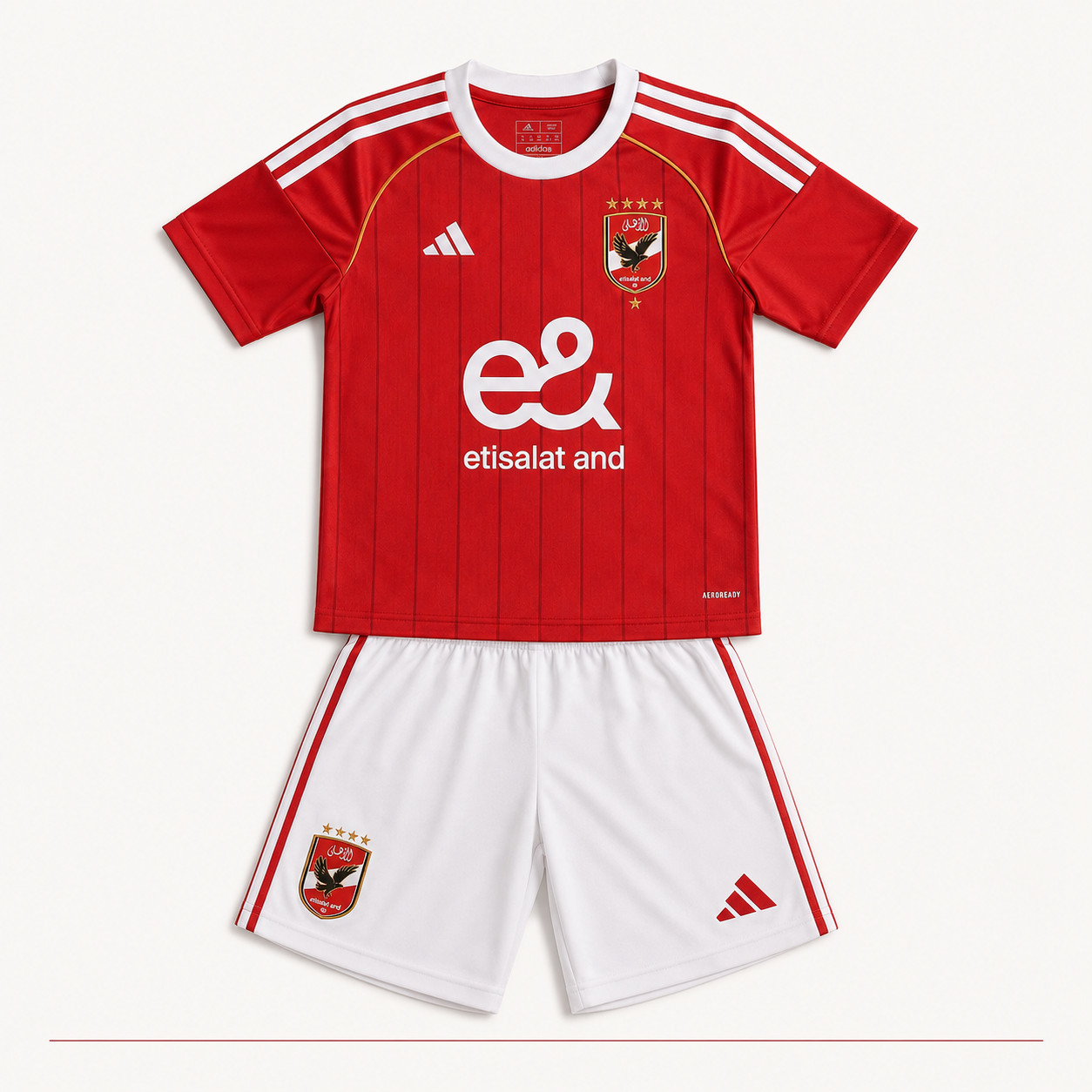 Al Ahly kids football kit front view