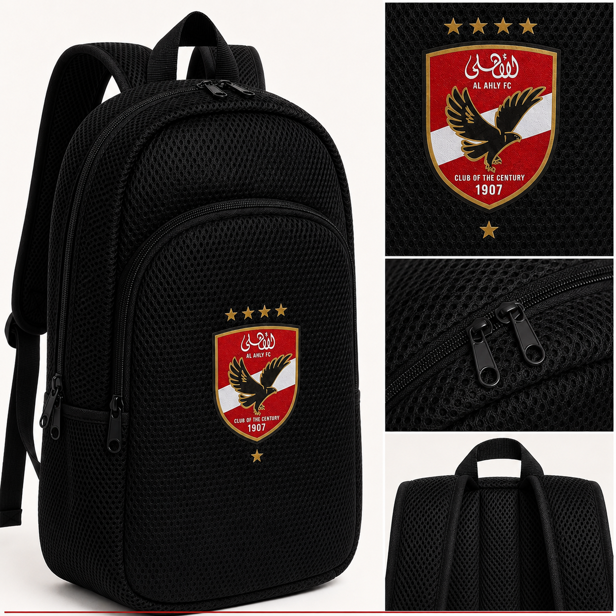 Al Ahly kids mini backpack detail views
