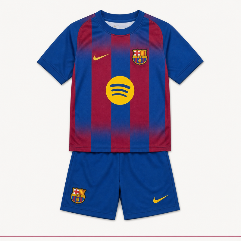 Barcelona 2026 Kids Football Kit – Shirt & Shorts