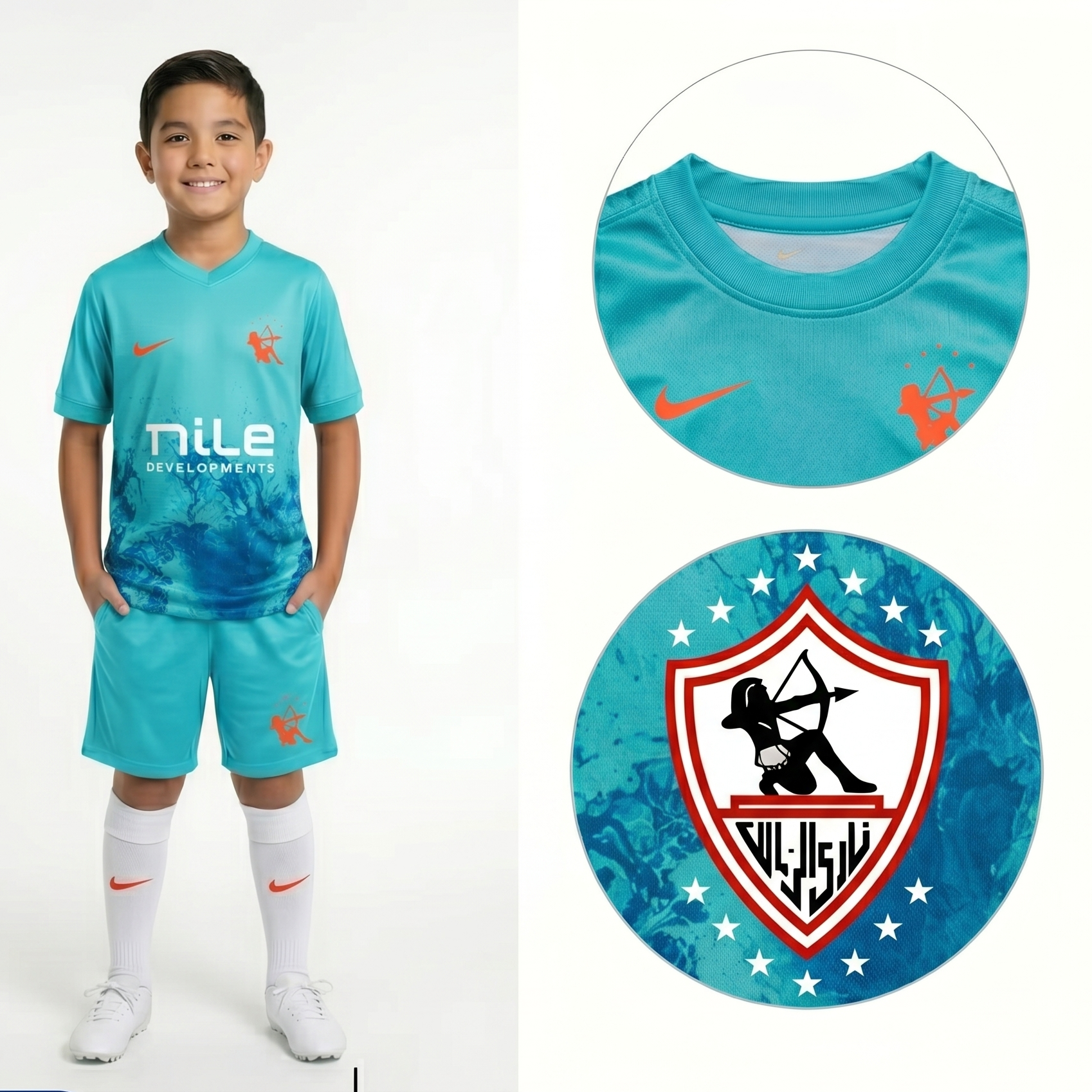 Zamalek 2027 Kids Football Kit – Shirt & Shorts
