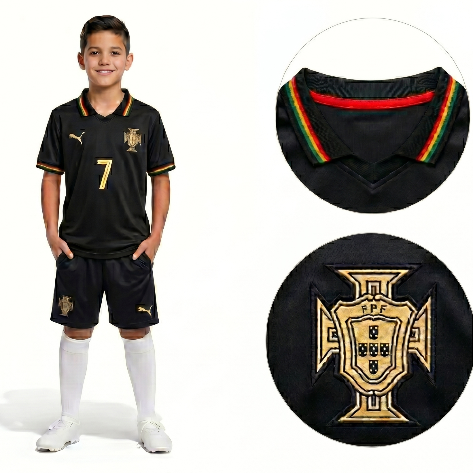 Portugal 2026 Kids National Team Kit – Style 2