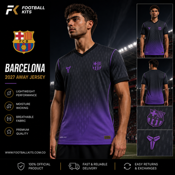 Football Kits Barcelona 2027 away men's jersey product hero