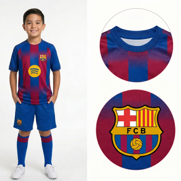 Barcelona 2026 Kids Football Kit – Shirt & Shorts