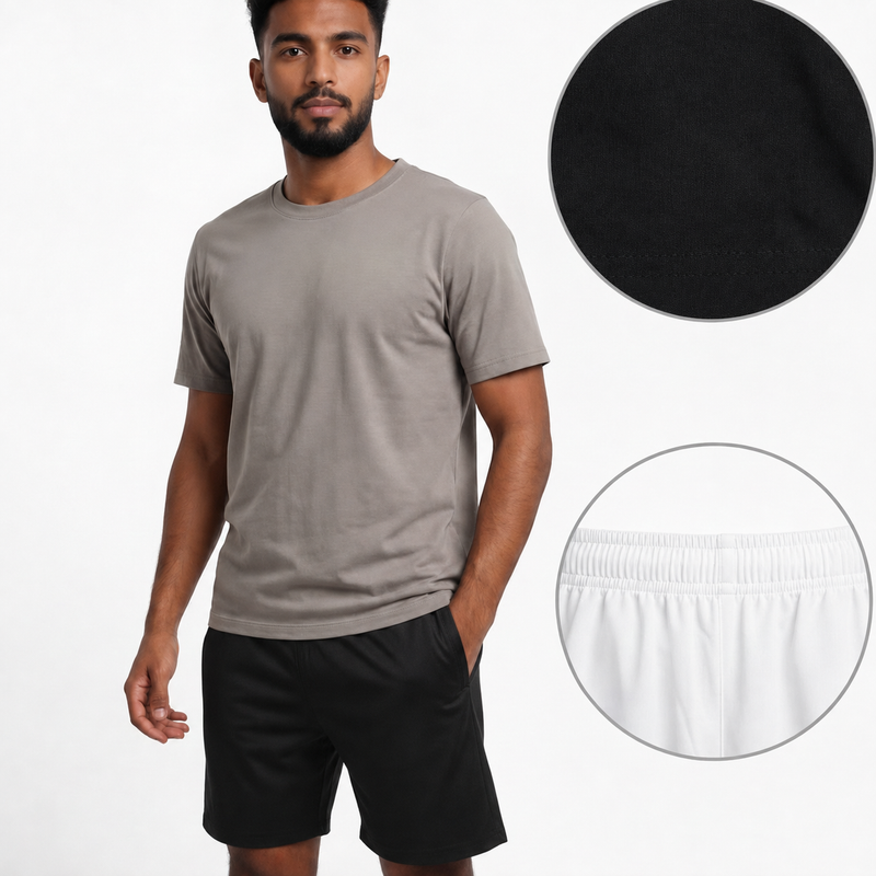 adidas Training Shorts – Black & White