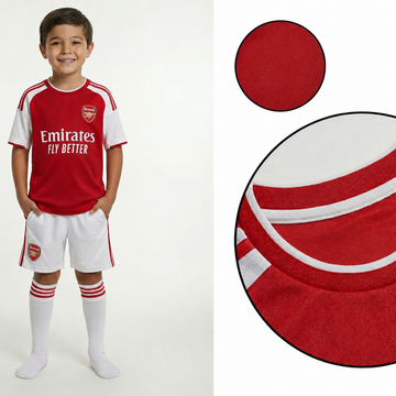 Arsenal 2025/26 Kids Football Kit – Shirt & Shorts