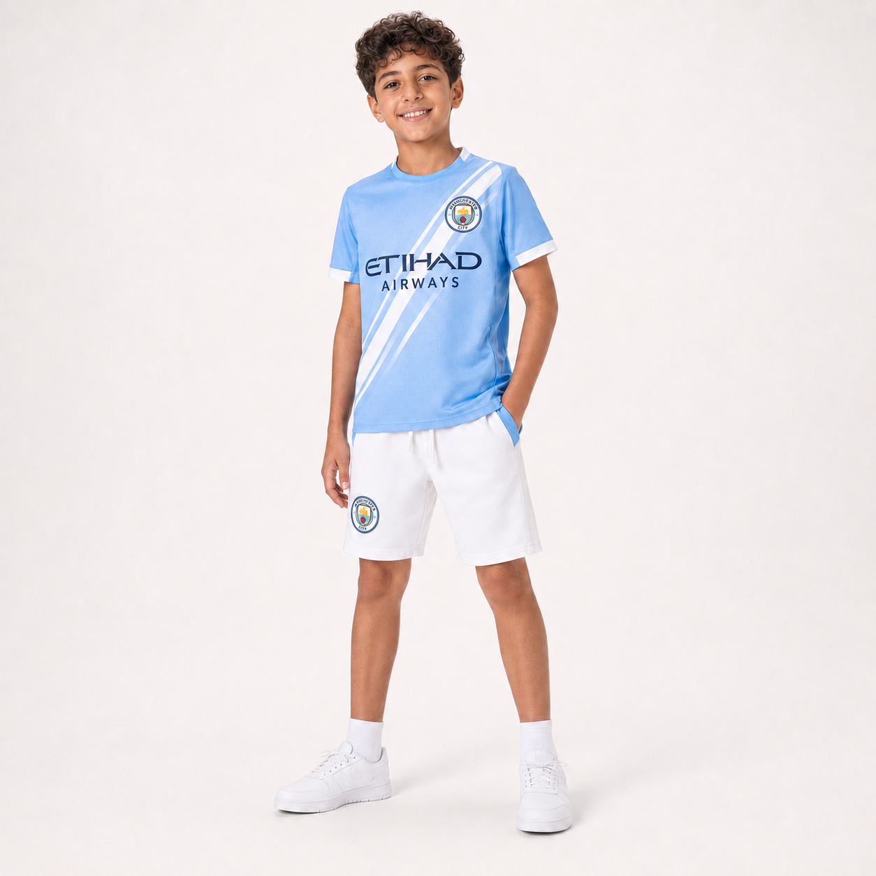 Manchester City 2027 Kids Football Kit – Shirt & Shorts