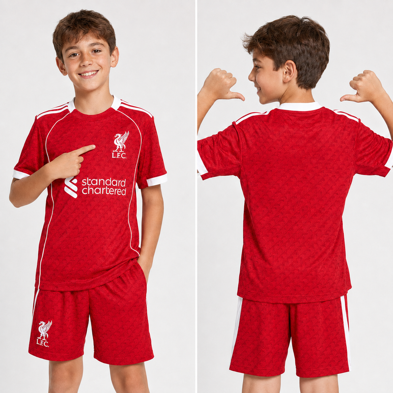 Liverpool 2026 Kids Football Kit – Shirt & Shorts