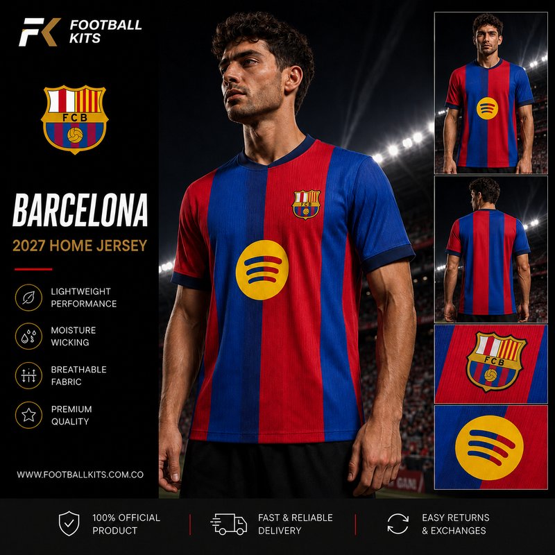 FC Barcelona 2027 Home Jersey – Men's