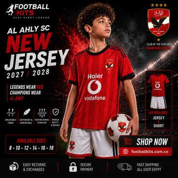Al Ahly Kids Football Kit – Shirt & Shorts 2027-2028