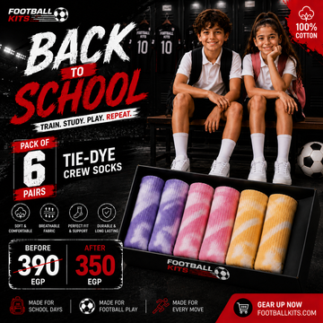 100% Cotton Tie-Dye Socks – 6 Pairs