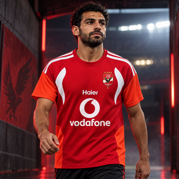 Al Ahly 2027 red training jersey for men
