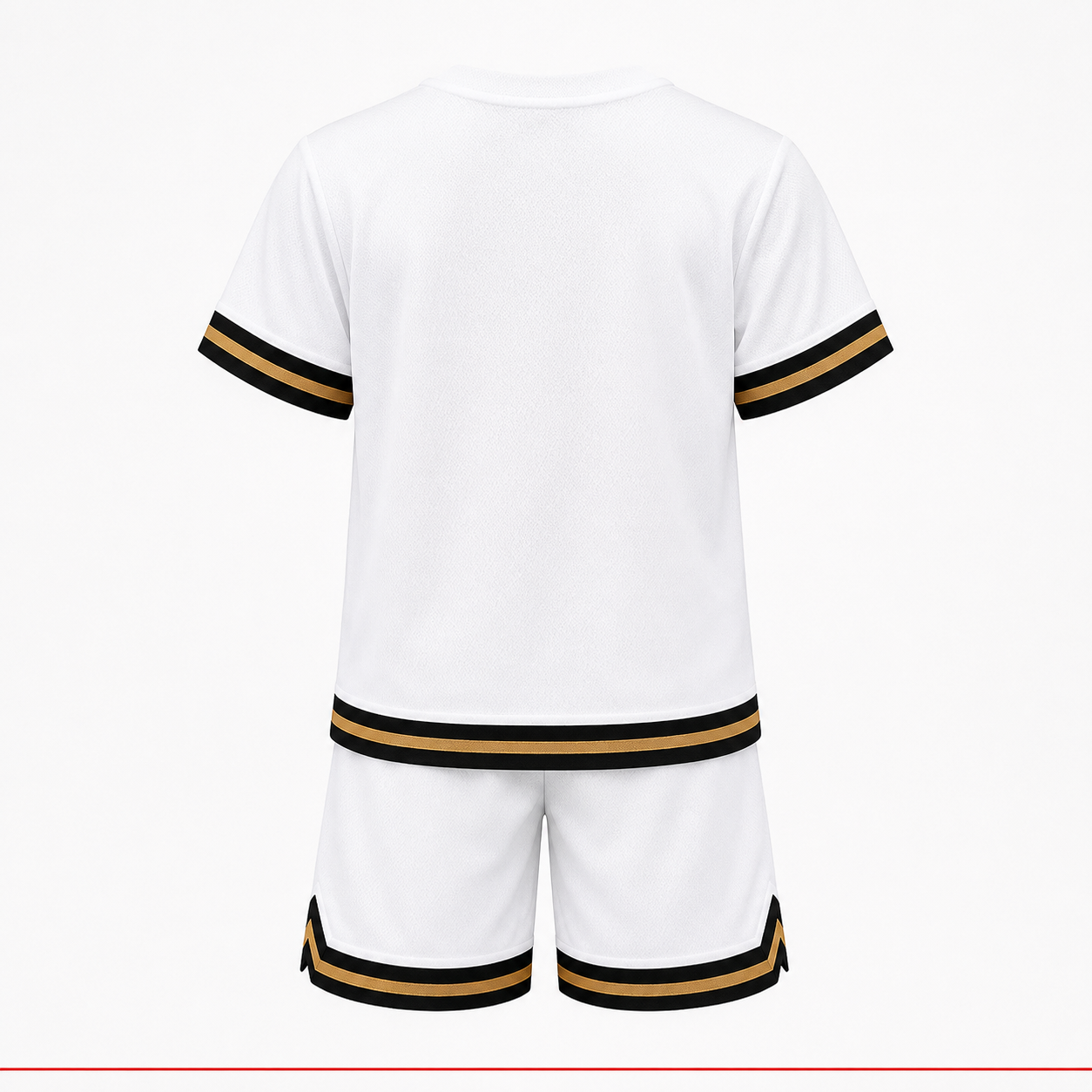 Jordan kids white sports set back view