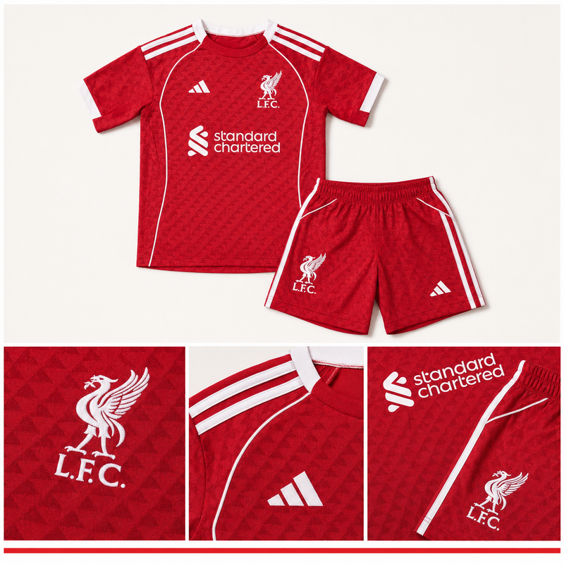 Liverpool 2026 Kids Football Kit – Shirt & Shorts