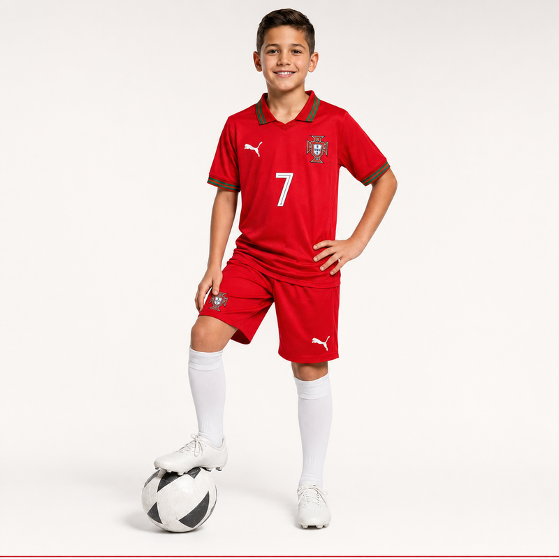 Portugal 2026 Kids National Team Kit – Style 1