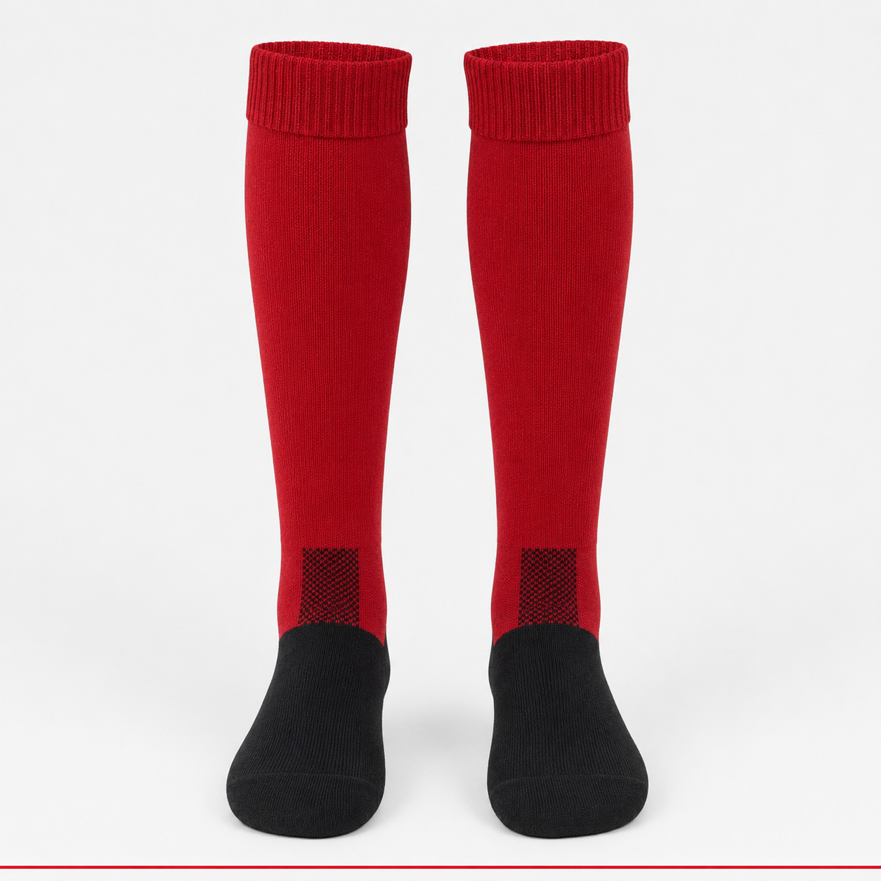 ProShield Kids Football Socks – Red