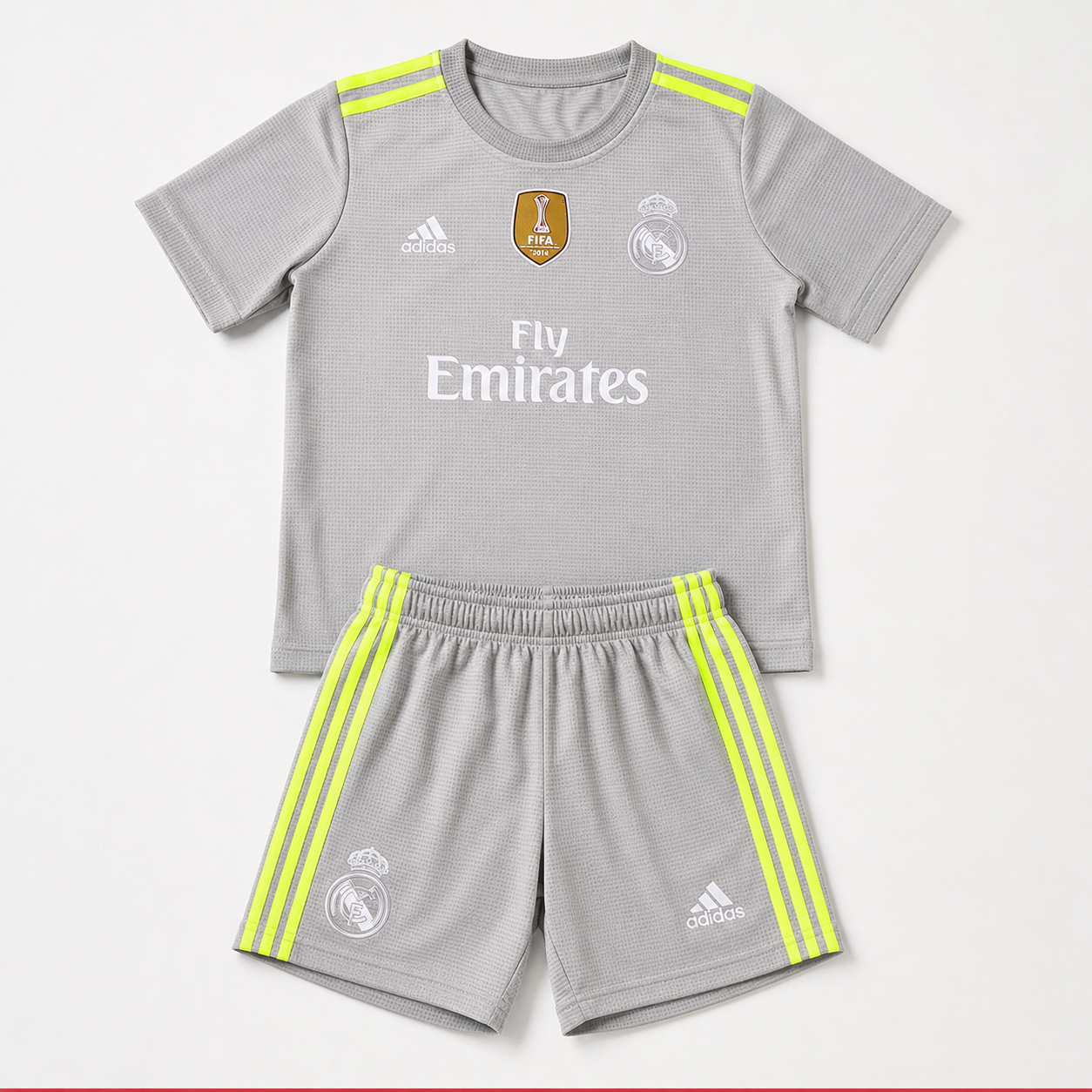 Real Madrid 2018 kids football kit front view