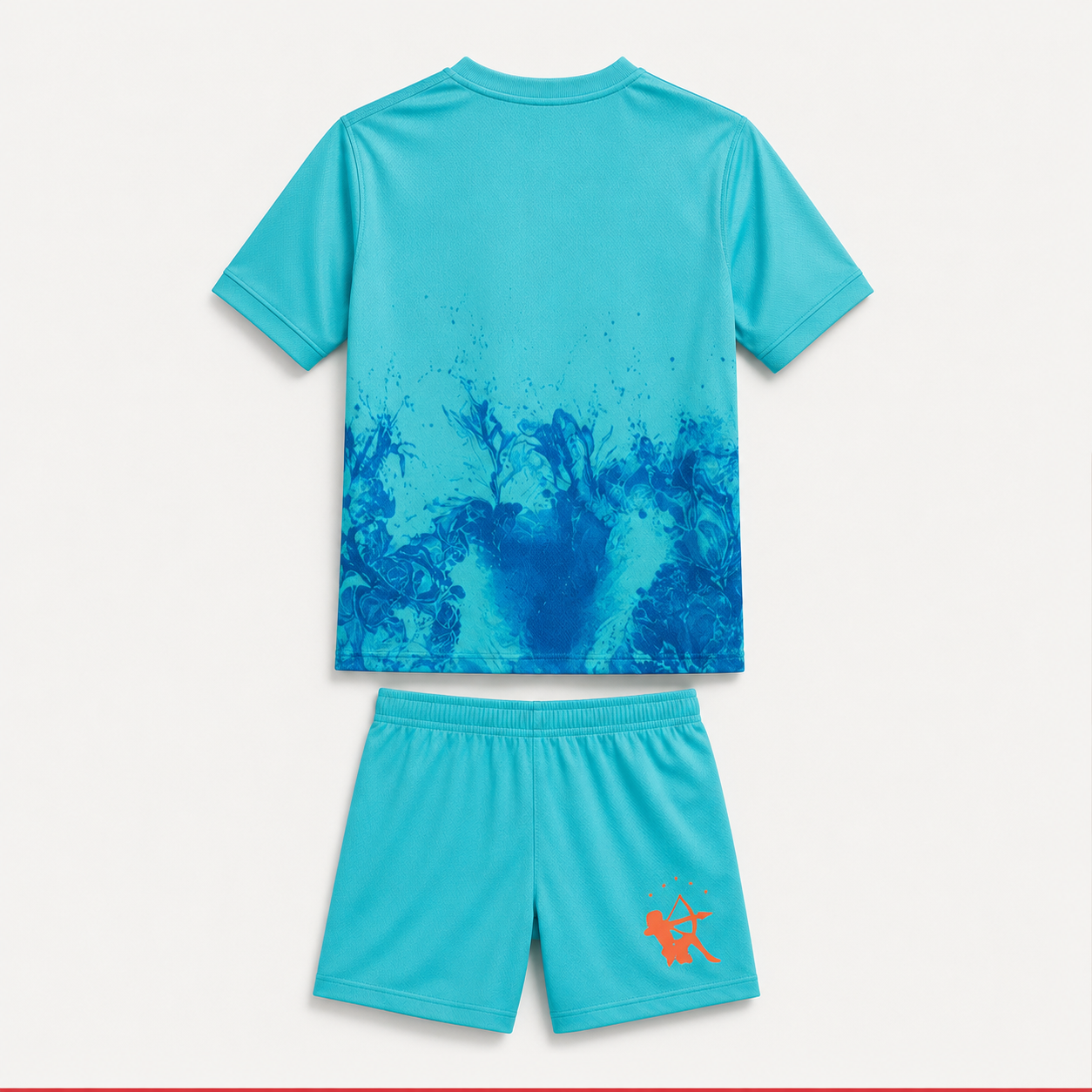 Zamalek 2027 kids football kit back view