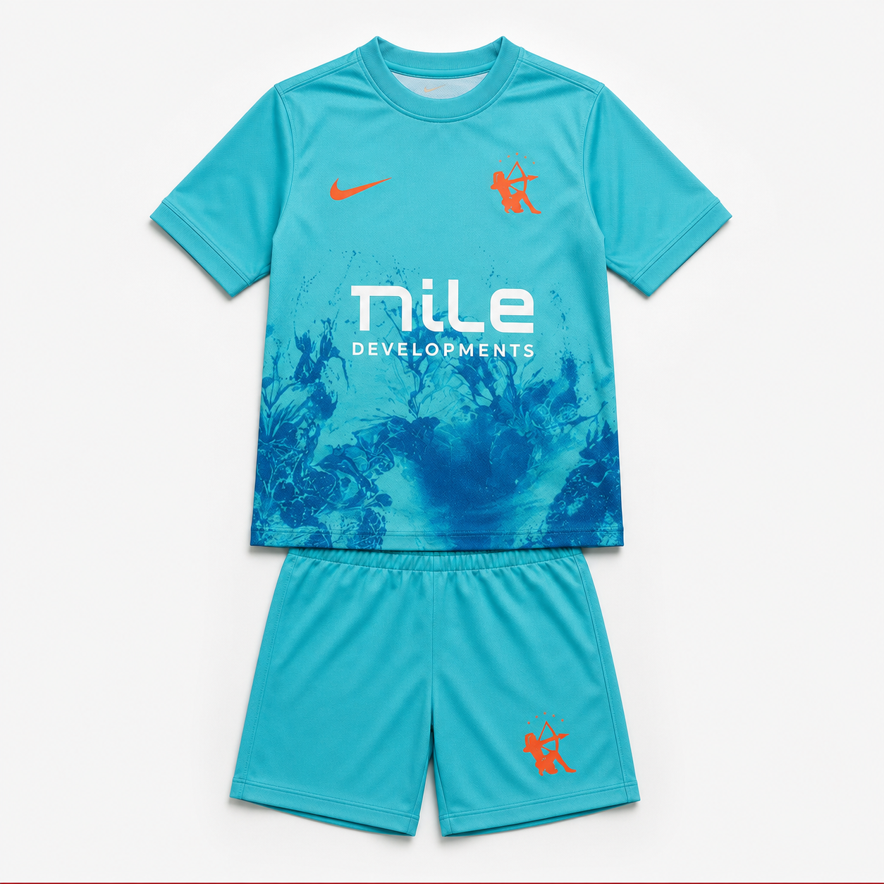 Zamalek 2027 kids football kit front view